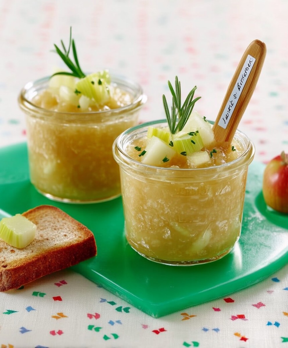 Compote pommes endives
