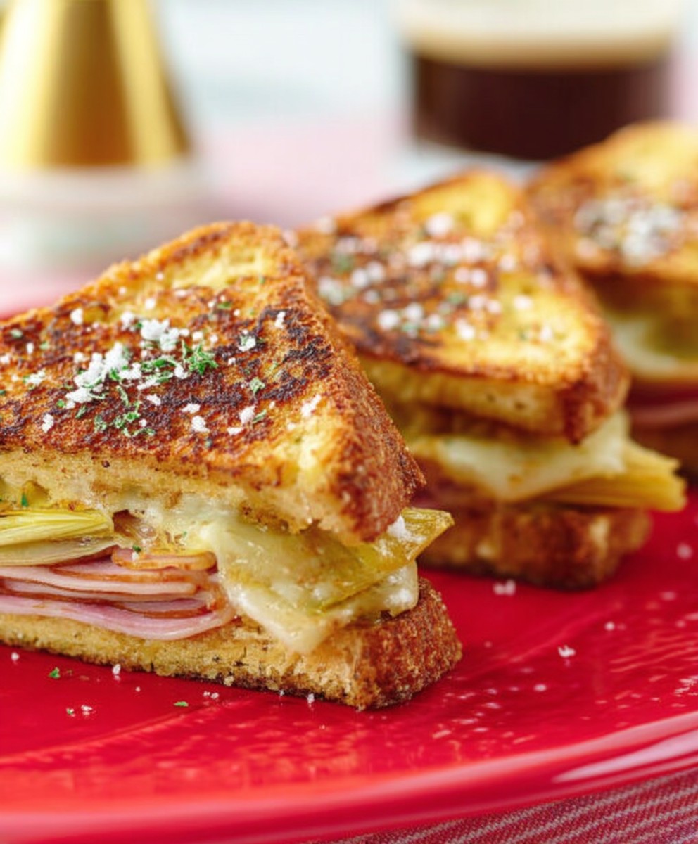 Croque monsieur endives comté