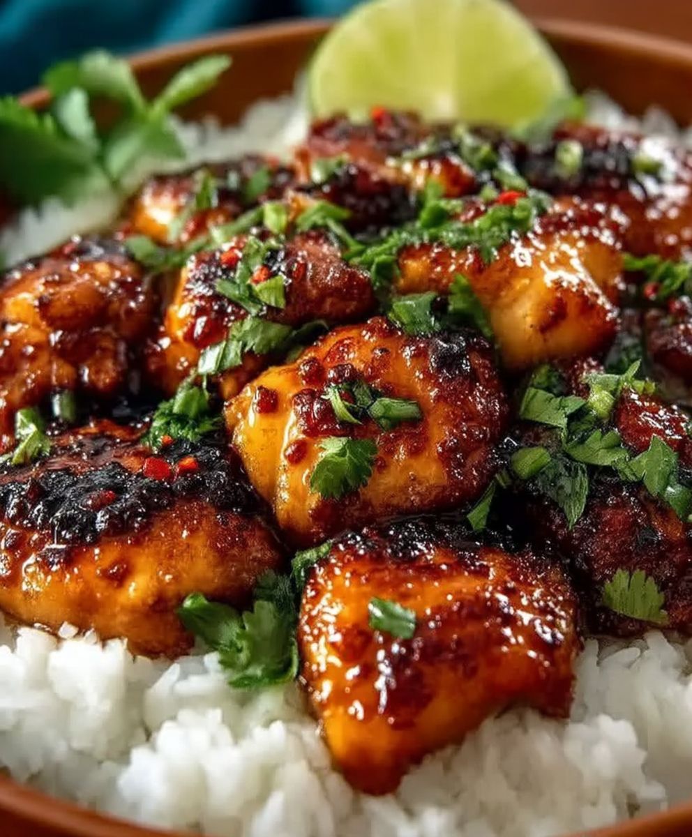Poulet adobo philippin mijoteuse