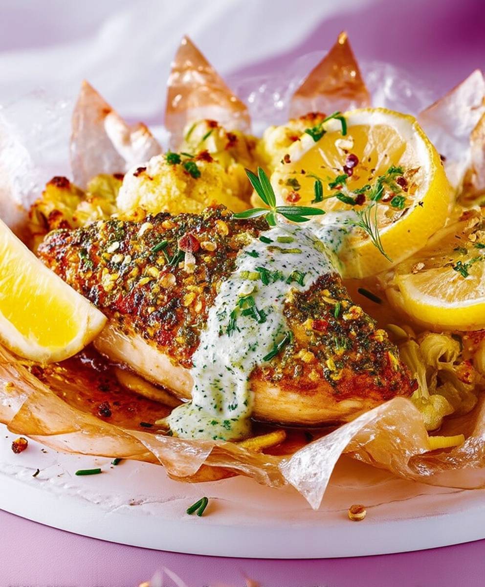 Poulet au citron sauce yaourt