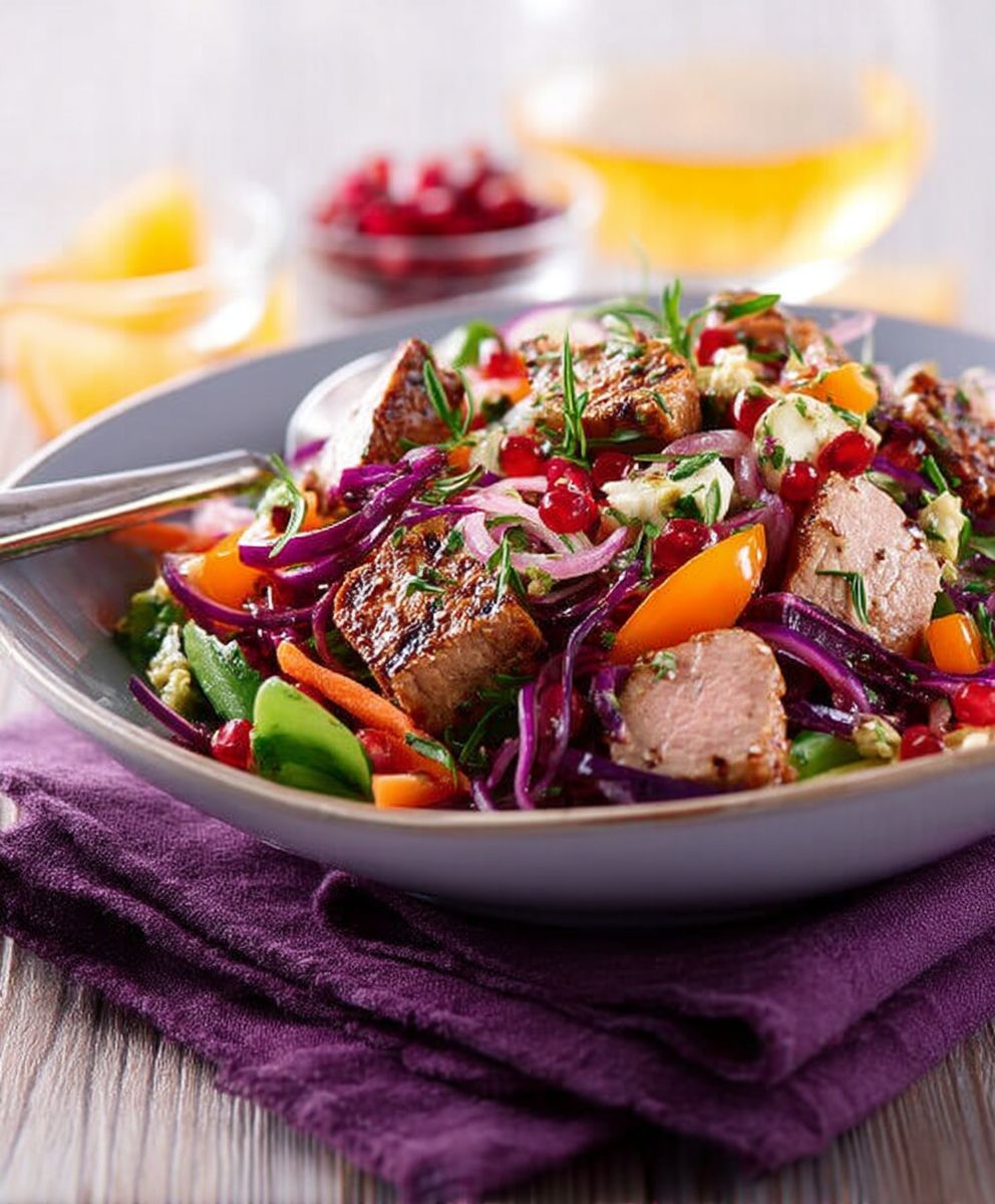 Salade d'agneau vitaminée