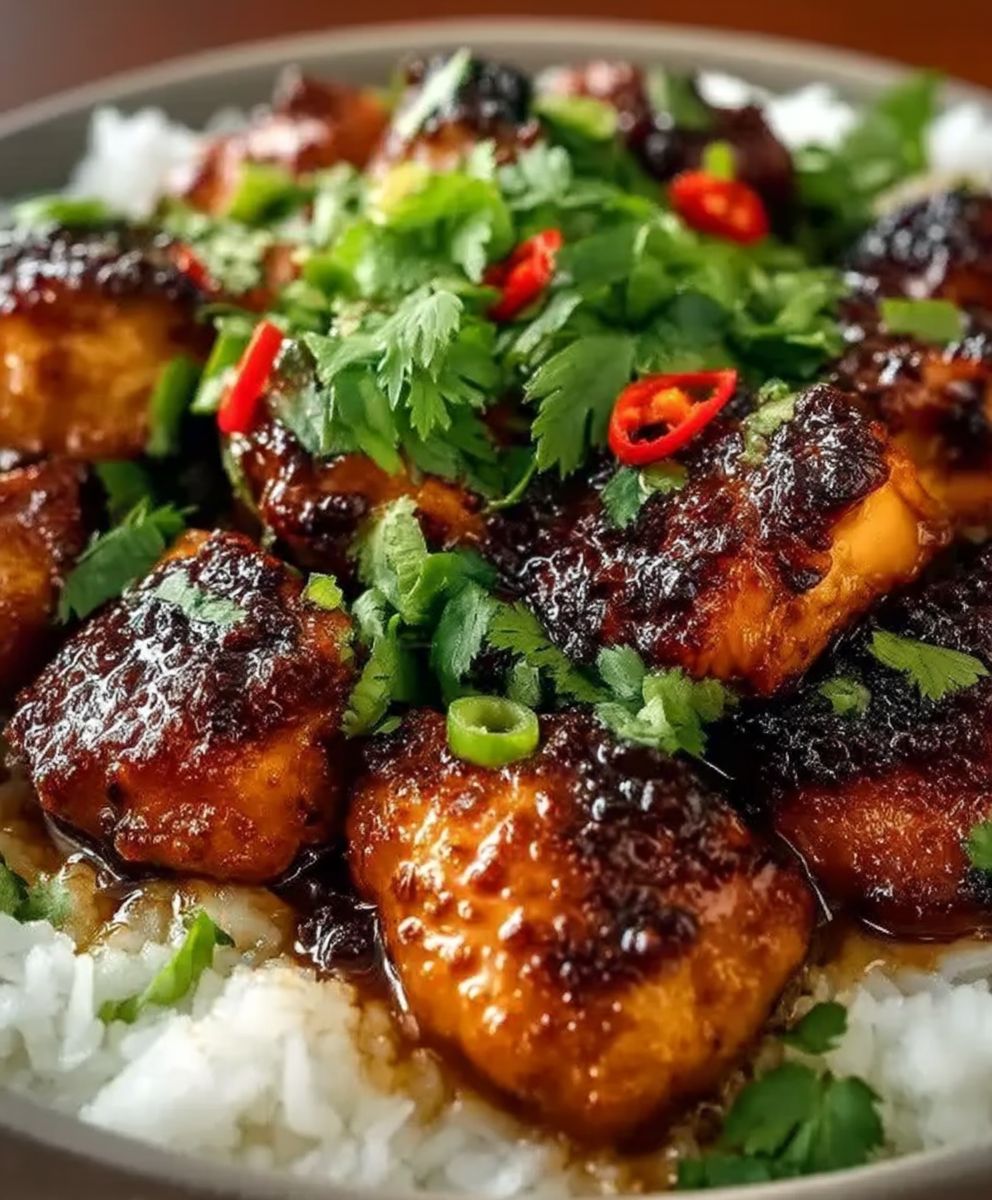 Poulet adobo philippin mijoteuse