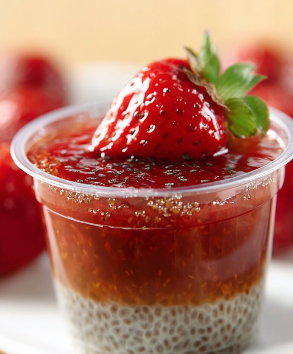 Compotée fraise poivron rouge
